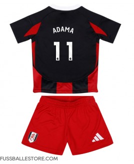 Günstige Fulham Adama Traore #11 Auswärts Trikotsatzt Kinder 2024-25 Kurzarm (+ Kurze Hosen)